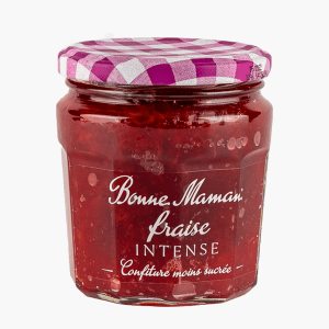 Bonne Maman - Fraise intense, confiture moins sucrée (335g) Bonne Maman - Fraise intense, confiture moins sucrée (335g)