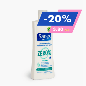 Sanex - Lait corps peaux sèches 0% (250ml) Sanex - Lait corps peaux sèches 0% (250ml)