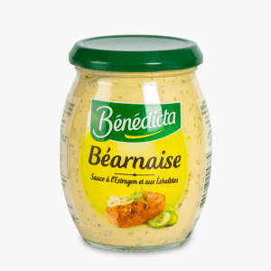 Benedicta - Sauce béarnaise estragon et échalotes (260g) Benedicta - Sauce béarnaise estragon et échalotes (260g)