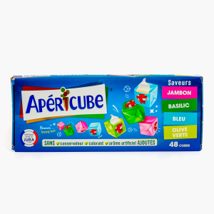 Apéricube - Fromage Apéritif 48 cubes jambon, basilic, bleu, olive verte (250g) Apéricube - Fromage Apéritif 48 cubes jambon, basilic, bleu, olive verte (250g)