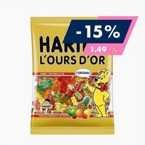 Haribo - Bonbons l'Ours d'Or (300g) Haribo - Bonbons l'Ours d'Or (300g)