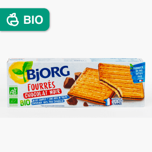 Bjorg - Biscuits fourrés chocolat noir Bio (225g)