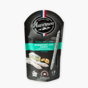 Mini sticks roquefort et noix - Auvernou (100g) Mini sticks roquefort et noix - Auvernou (100g)