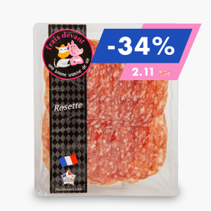 Rosette de Lyon tranché - Frais Devant (100g) Rosette de Lyon tranché - Frais Devant (100g)