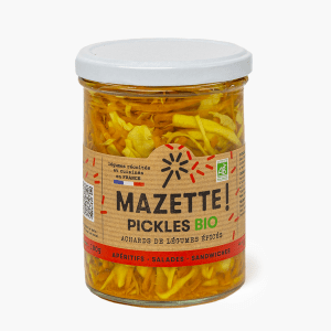 Mazette! - Pickles Bio achards de légumes épicés (400g) Mazette! - Pickles Bio achards de légumes épicés (400g)