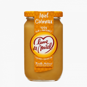 Lune de Miel - Miel crémeux pot en verre (375G) Lune de Miel - Miel crémeux pot en verre (375G)