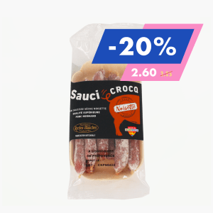 Mini saucisses sèches au noisette - Roches Blanches (100g) Mini saucisses sèches au noisette - Roches Blanches (100g)
