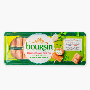Boursin - Roulés au Speck Ail & Fines Herbes (100g) Boursin - Roulés au Speck Ail & Fines Herbes (100g)