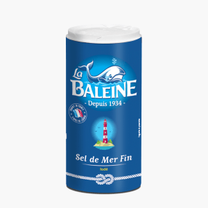 La Baleine - Sel de mer fin iodé et fluoré (600g) La Baleine - Sel de mer fin iodé et fluoré (600g)