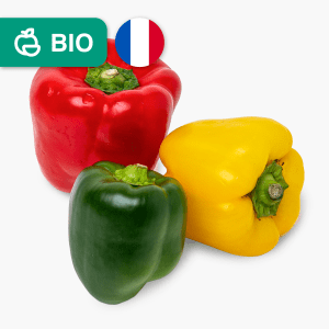 Poivrons bio - 3 pce (France) Poivrons bio - 3 pce (France)