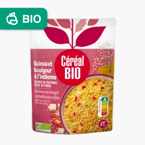 Céréal Bio - Quinoa & boulghour à l'indienne (220g) Céréal Bio - Quinoa & boulghour à l'indienne (220g)