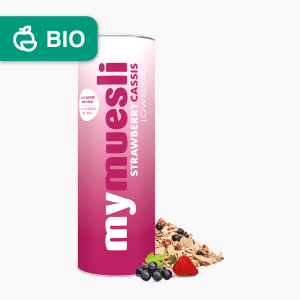 MyMuesli - Muesli Fraise Cassis faible en sucres Bio (575g) MyMuesli - Muesli Fraise Cassis faible en sucres Bio (575g)