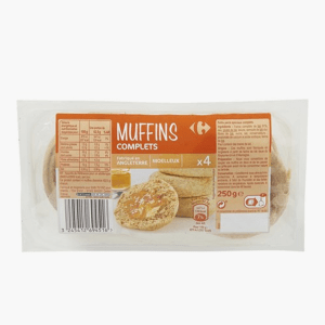 Carrefour - Muffins complets (250g) Carrefour - Muffins complets (250g)