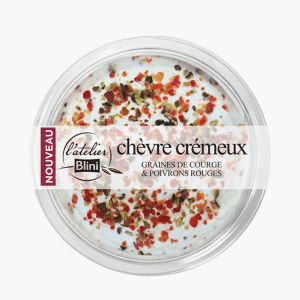 L'Atelier Blini - Chèvre crémeux graines de courge et poivrons rouges (140g) L'Atelier Blini - Chèvre crémeux graines de courge et poivrons rouges (140g)