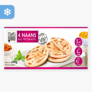 Deli's World - Naan au fromage (240g) Deli's World - Naan au fromage (240g)