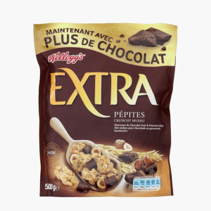 Kellogg's - Céréales muesli Extra Chocolat & Noisettes (500g)