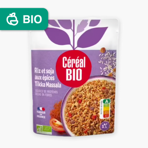Céréal Bio - Riz et Soja Tikka Massala (220g) Céréal Bio - Riz et Soja Tikka Massala (220g)