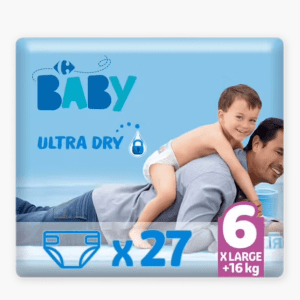 T6 Carrefour - Couches Bébé 13-18 kg (x27) T6 Carrefour - Couches Bébé 13-18 kg (x27)