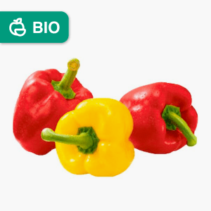 Poivrons bio - 3 pce (Espagne) Poivrons bio - 3 pce (Espagne)