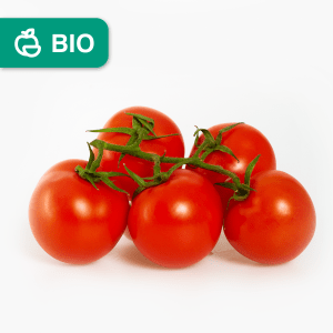 Tomates rondes grappe bio - 1 kg (Espagne) Tomates rondes grappe bio - 1 kg (Espagne)