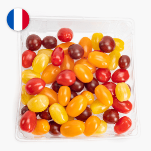 Tomates cerises multicolores - 500 g (France) Tomates cerises multicolores - 500 g (France)