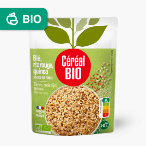 Céréal Bio - Quinoa, blé & riz rouge (220g) Céréal Bio - Quinoa, blé & riz rouge (220g)