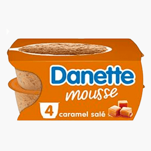 Danette - Mousse caramel (4x60g)