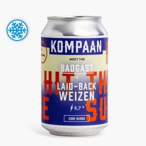 Kompaan Bier Badgast Weizen 5,7% 0.33L