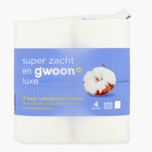 G'woon Toiletpapier Katoen 4 St.