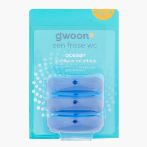 G'woon Toiletblok Oceaan Navulling 3x55g