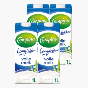 Campina Langlekker volle melk 1L 4x