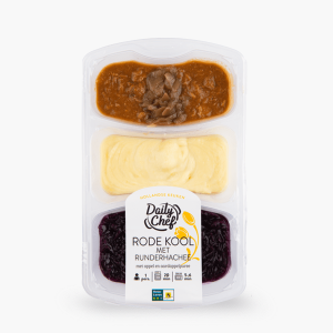 Daily Chef Hachee, rode kool & aardappelpuree 500g