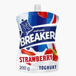 Melkunie Breaker aardbei yoghurt 200g