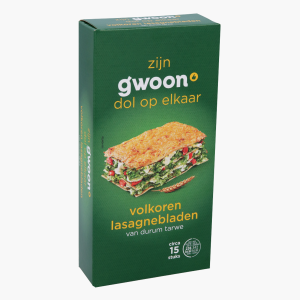 G'woon Lasagnebladen volkoren 15st