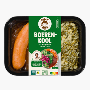 Oma's Soep Stamppotje boerenkool met rookworst 450g