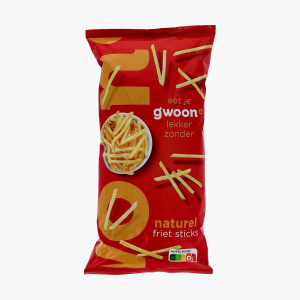 G'woon Frietsticks Naturel 150g