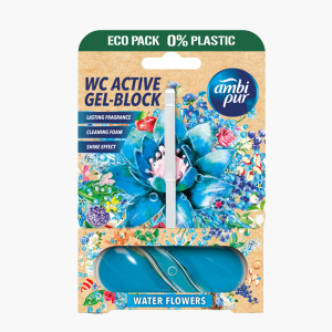 Ambipur Wc active gel-block water flowers 45g