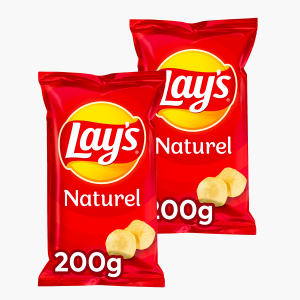 Lay's Naturel Chips 200g 2x