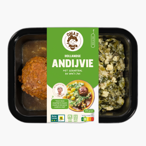 Oma's Stamppotje andijvie met gehaktbal 450g