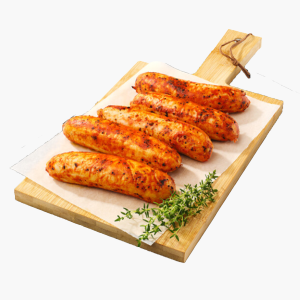 BBQ Worst smokey chicken 5x65g