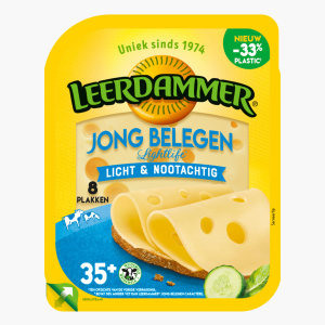 Leerdammer Lightlife 35+ plakken 180g