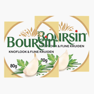 Boursin Knoflook en fijne kruiden 80g 2x