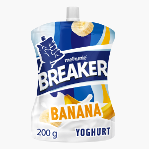 Melkunie Breaker banaan yoghurt 200g
