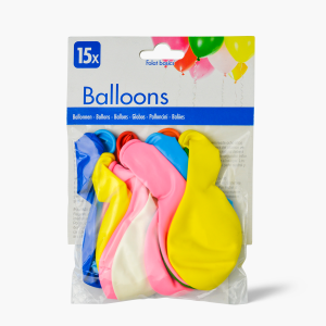 Gekleurde Ballonnen 25cm 15st