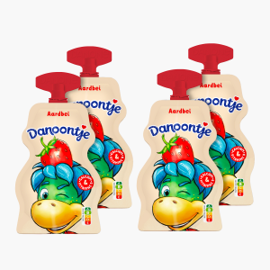 Danone Danoontje tussendoortje aardbei 70g 4x