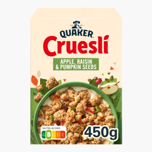 Quaker Cruesli Appel & Rozijn Ontbijtgranen 450g