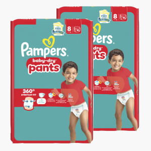 Pampers Baby dry pants luierbroekjes maat 8 15st 2x