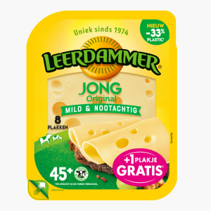 Leerdammer Original 45+ plakken 180g
