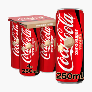 Coca Cola Vanilla Zero Sugar 4-pack 25cl