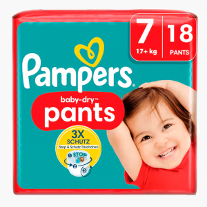 Pampers Baby dry pants luierbroekjes maat 7 18st